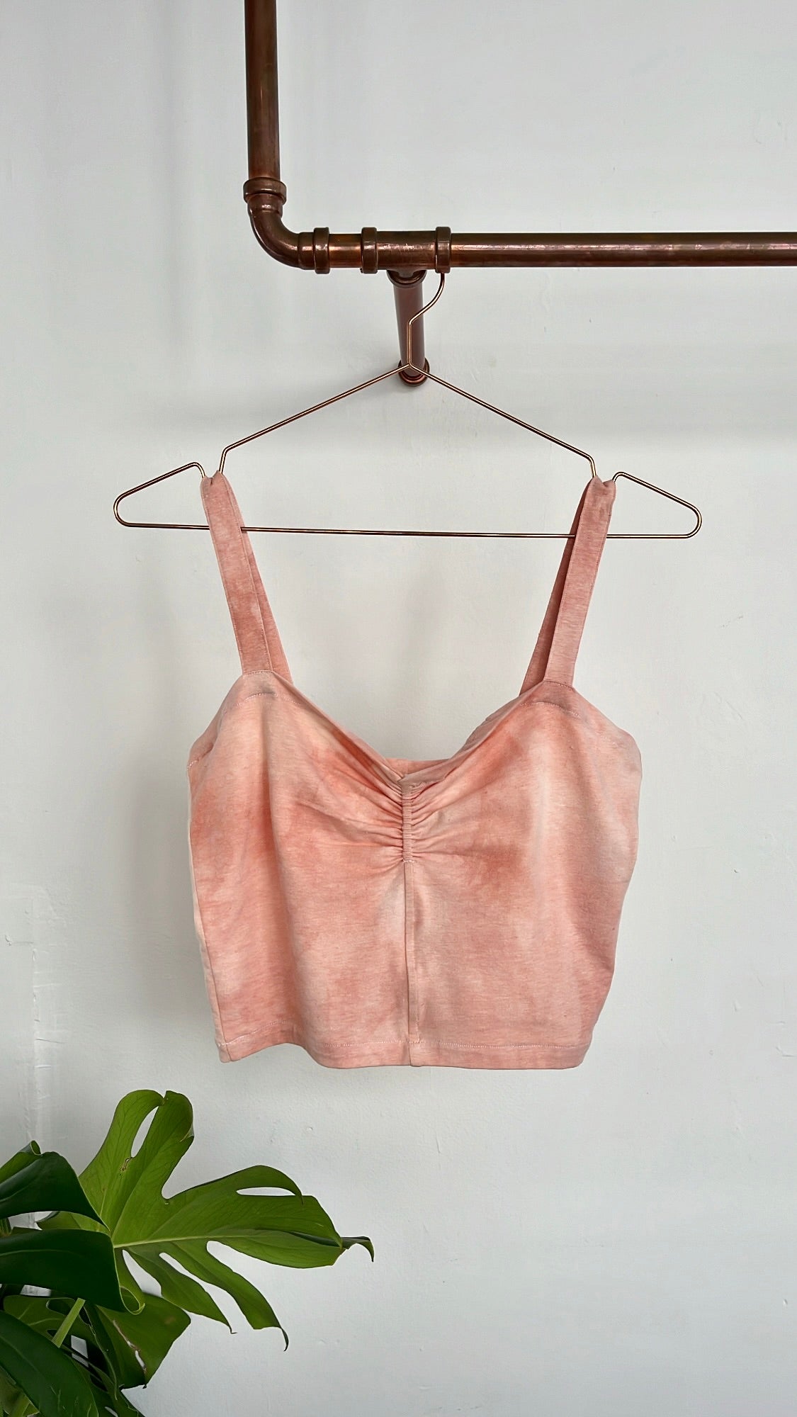 Peach Crop Top