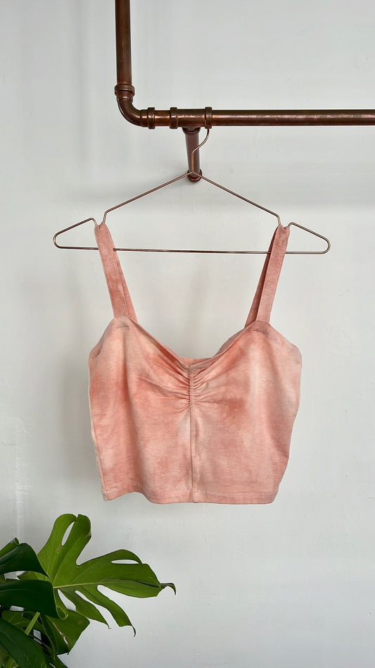 Peach Crop Top