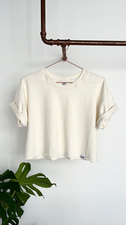 Crop Hemp Tee | Natural