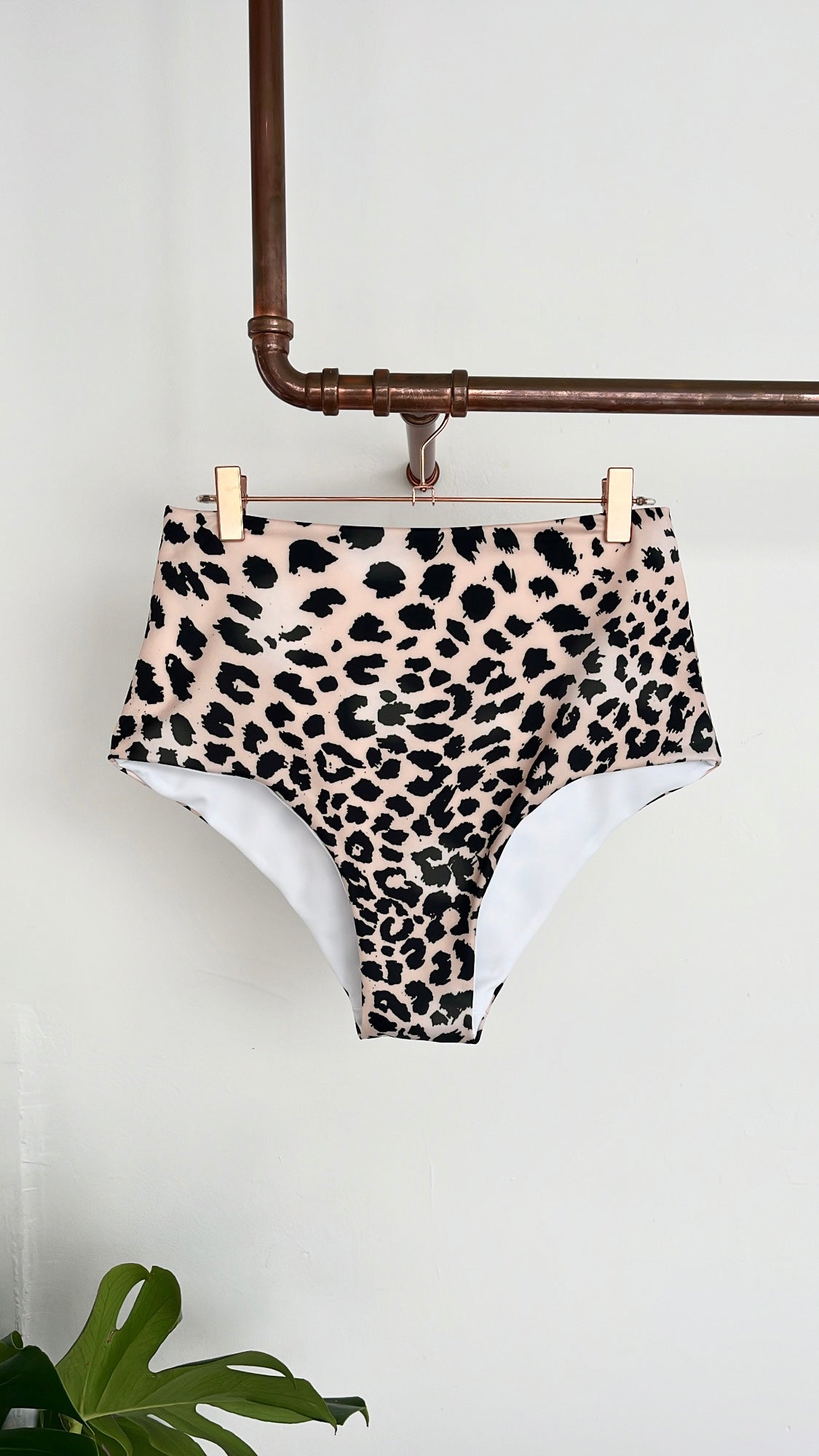 Tulum Bottoms | Peach Leopard